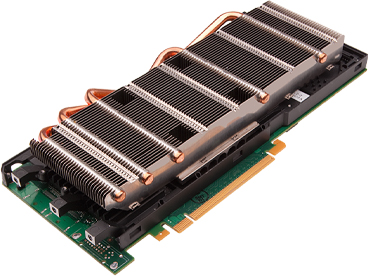 Tesla M2075/M2090 GPU Computing Modules enables the use of GPUs and CPUs together in an individual server node or blade form factor