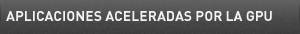GPU Accelerated Applications
