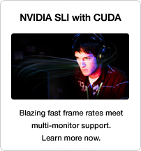 NVIDIA SLI with CUDA